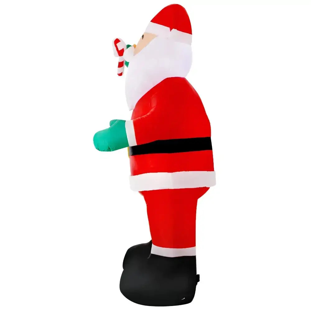 3m Inflatable Santa - Illuminated Christmas Decoration