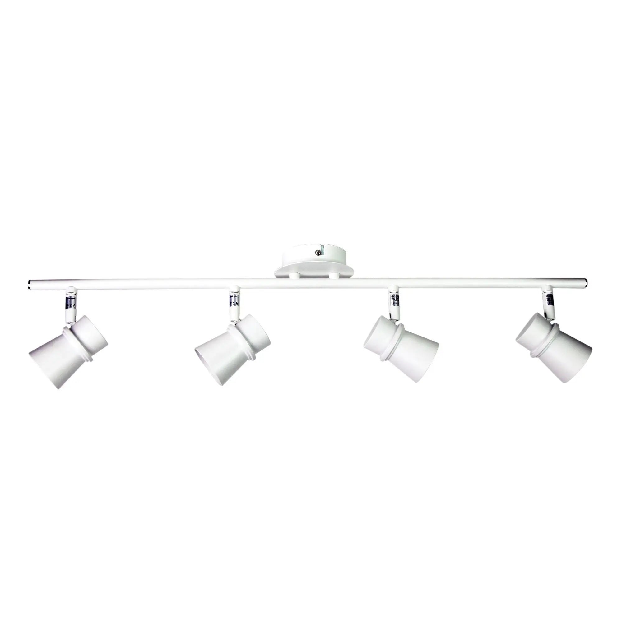 Oriel Yarra Spot Light Bar Gu10 Led Adjustable Fixture - 4 / White
