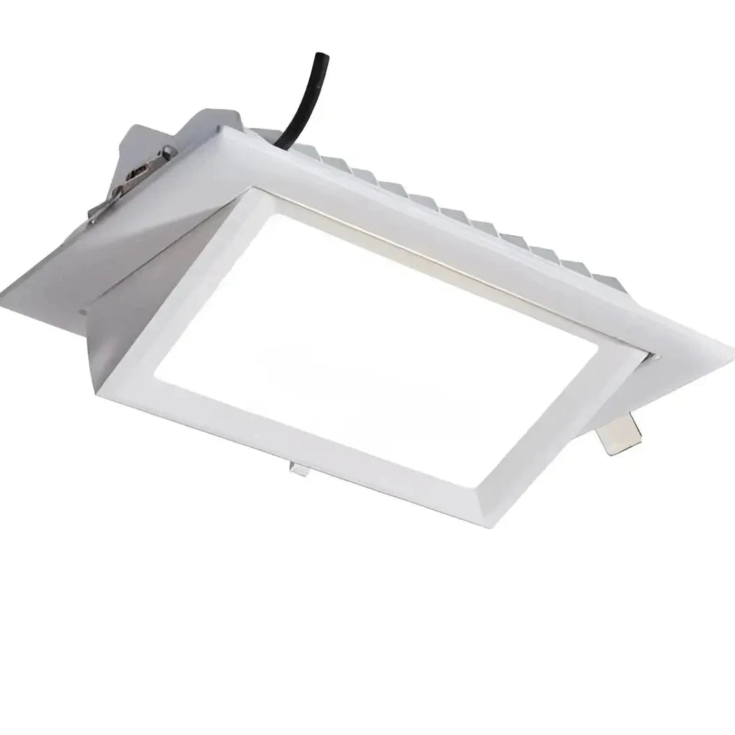 Green Earth Lighting Australia Commercial White 40W Tri-Colour Selectable LED Rectangular Shoplighter LED/38W/TC/RECT/WH