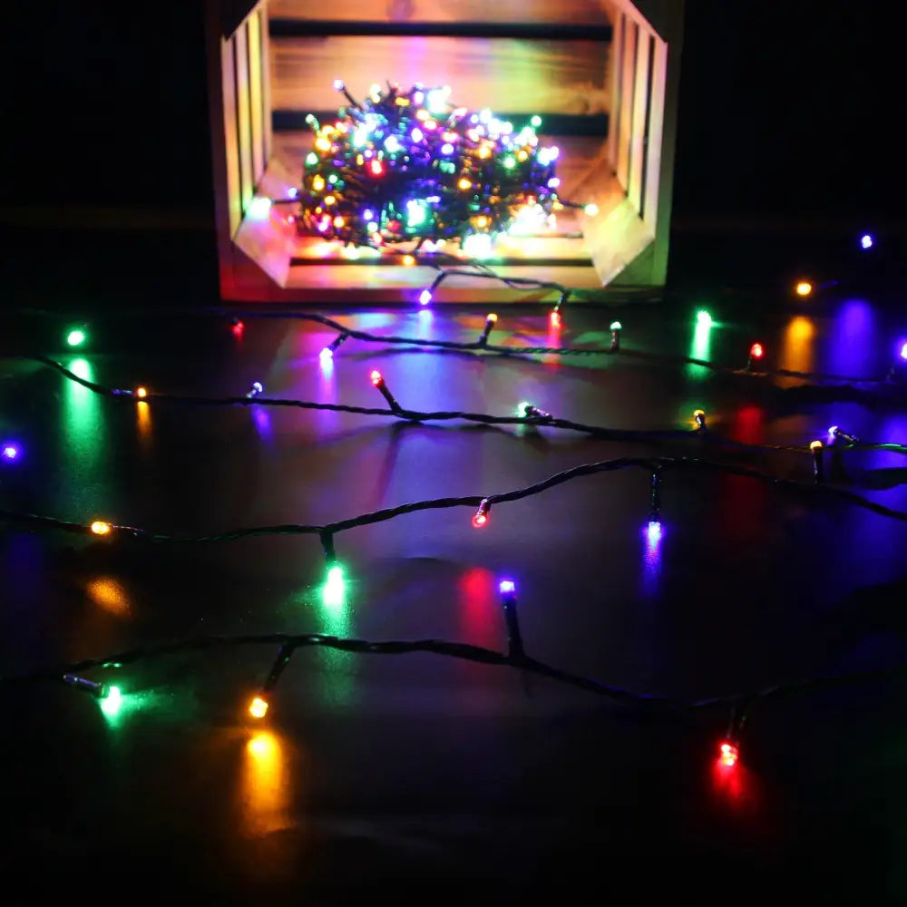 Green Earth Lighting Australia String Light Warm White/Multicolour 420 Dual Colour Connectable LED String Lights LL420D01