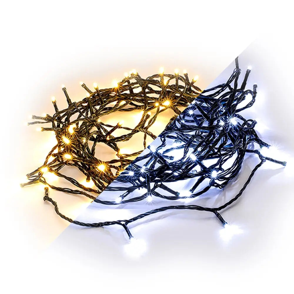 Green Earth Lighting Australia String Light Warm White/Multicolour 420 Dual Colour Connectable LED String Lights LL420D01
