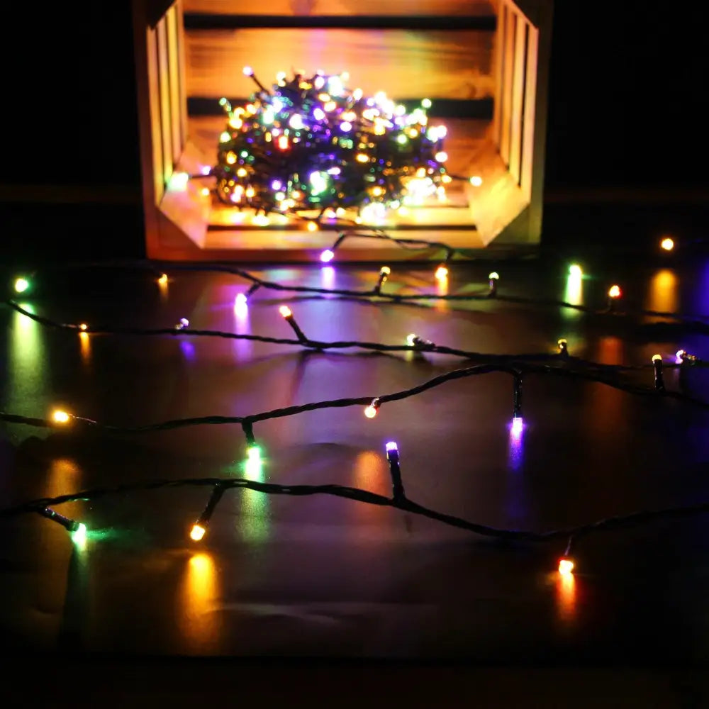 Green Earth Lighting Australia String Light Warm White/Multicolour 420 Dual Colour Connectable LED String Lights LL420D01