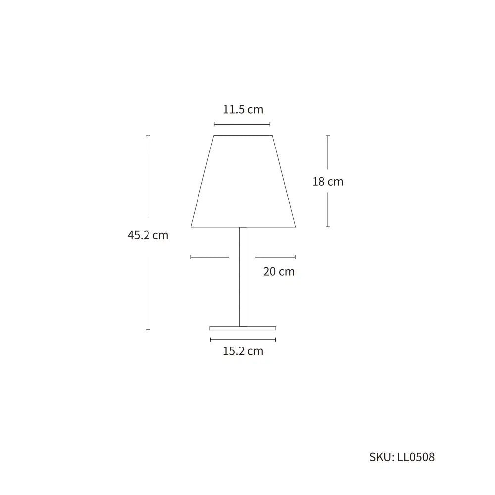45CM Solar LED Table Lamp