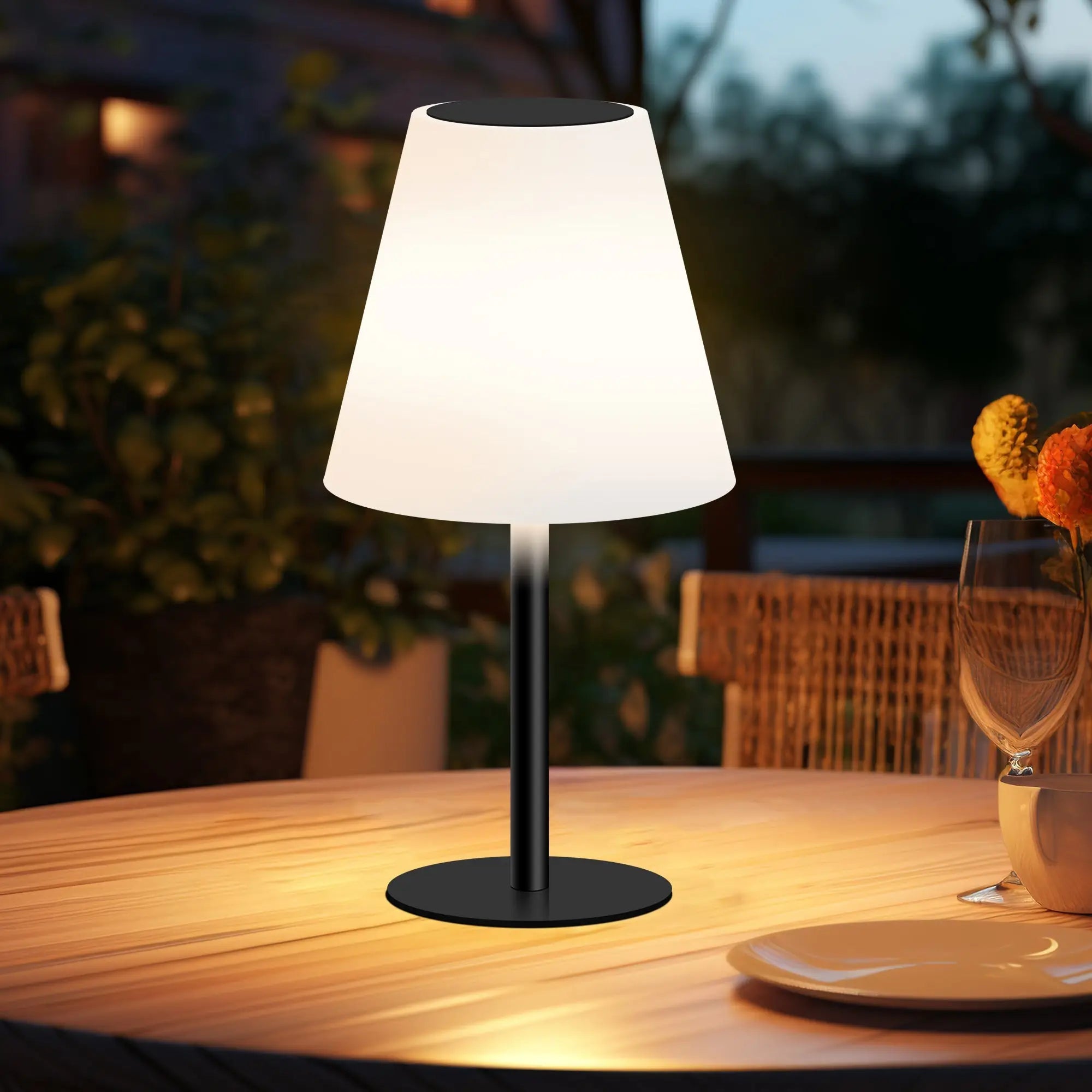 45cm Solar Led Table Lamp Colour Changing Lexi Lighting