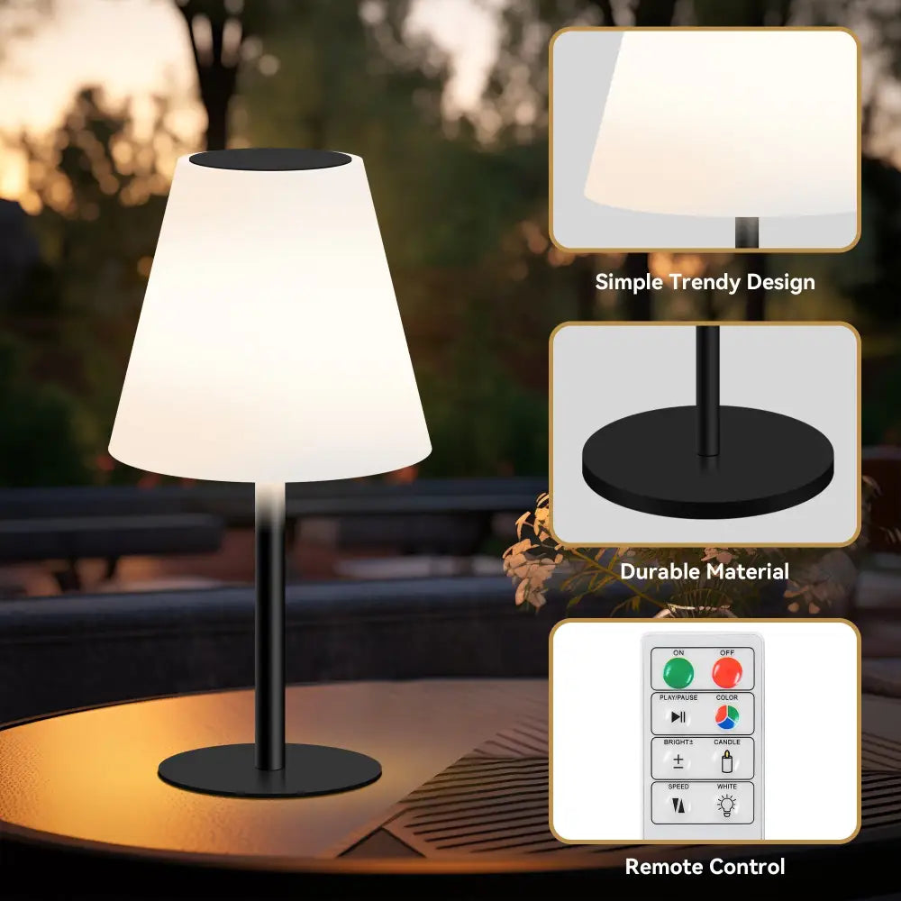 45CM Solar LED Table Lamp