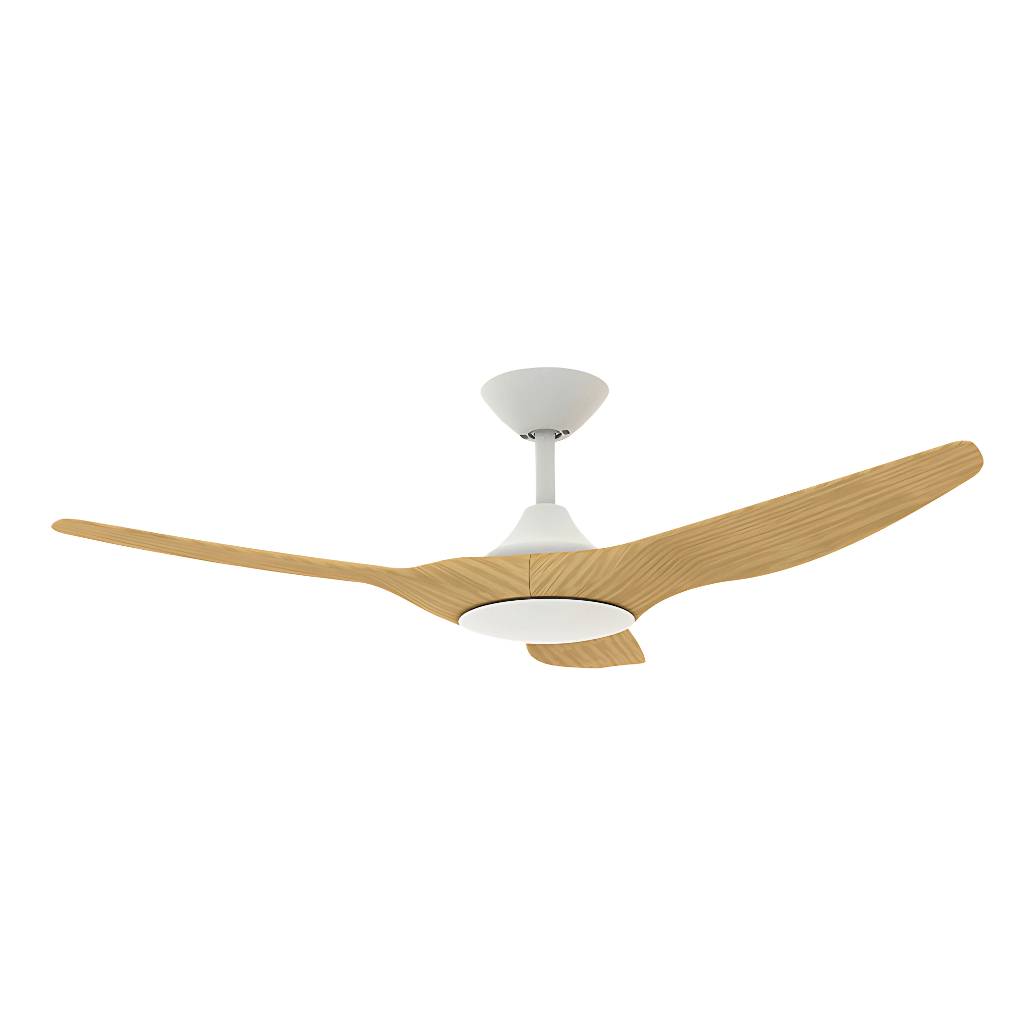 Green Earth Lighting Australia Ceiling Fan STRIKE 48" White Oak DC Ceiling Fan with Remote 60133