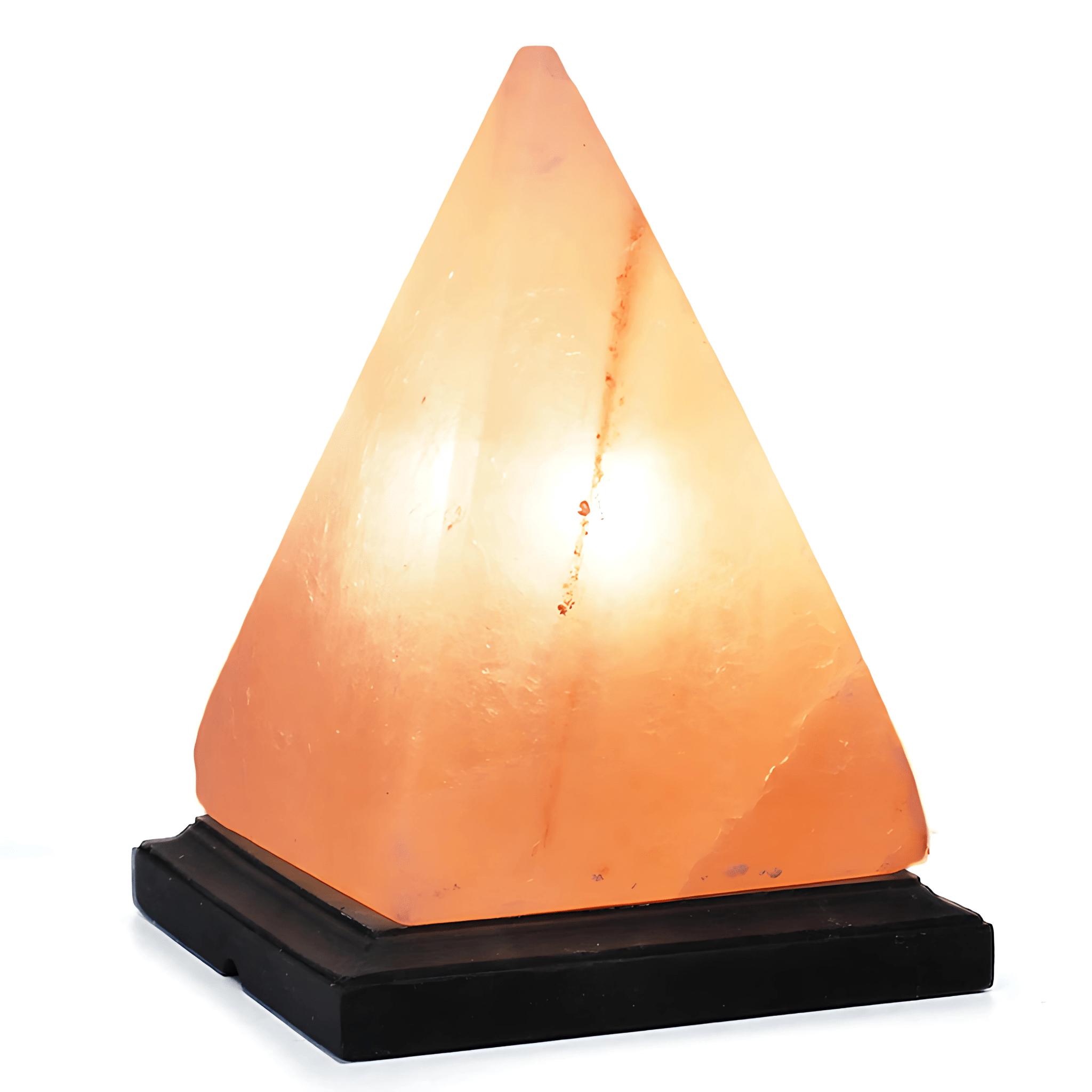 Green Earth Lighting Australia Home & Garden > Lighting > Night Lights & Ambient Lighting 4kg Pyramid Salt Lamp – Timber Base (12V-12W) PYRAMID