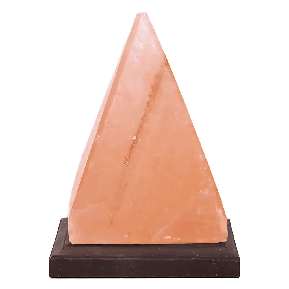Green Earth Lighting Australia Home & Garden > Lighting > Night Lights & Ambient Lighting 4kg Pyramid Salt Lamp – Timber Base (12V-12W) PYRAMID