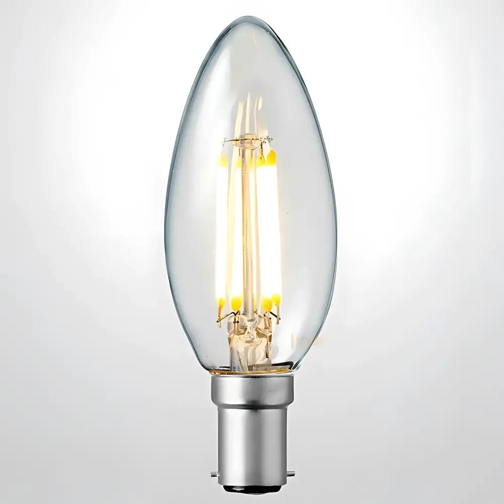 Green Earth Lighting Australia GLOBES 4.2W 470lm B15 Warm White Clear Dimmable LED Candle