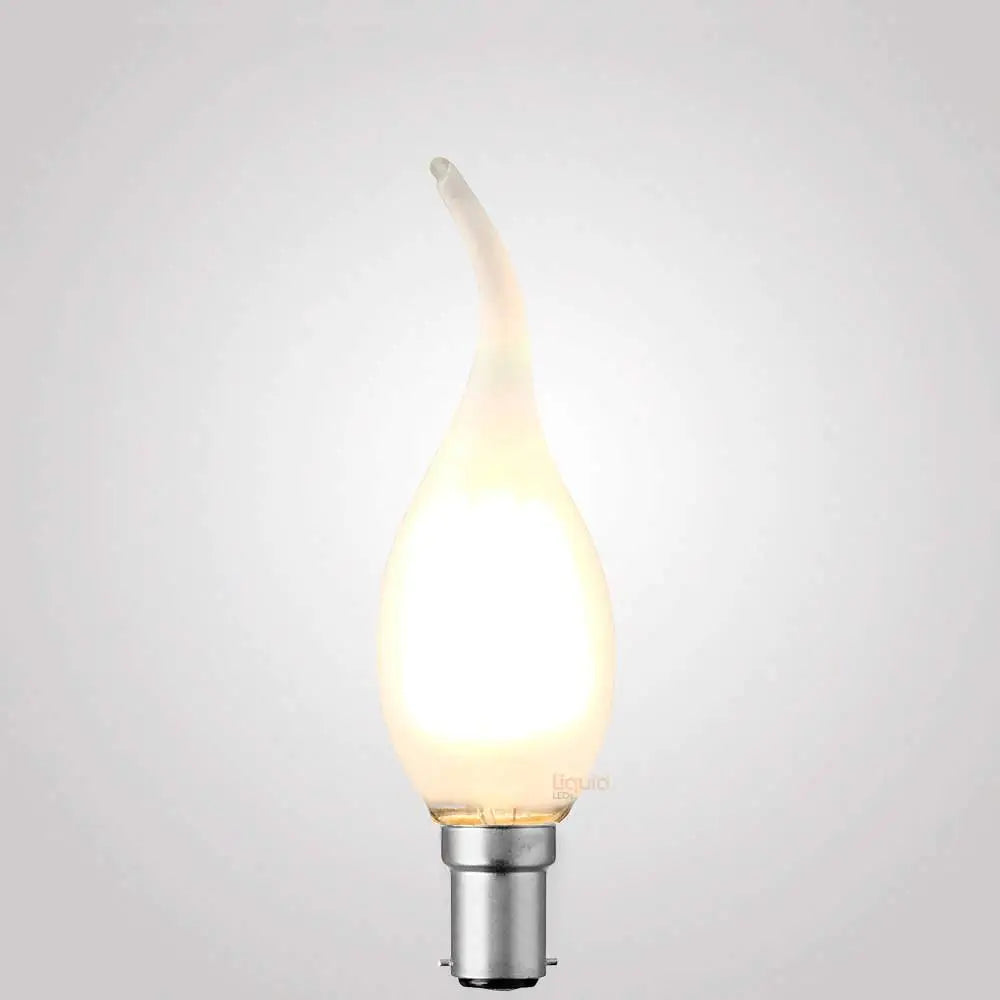 Green Earth Lighting Australia Candle Bulbs 4W Flame Tip Candle Dimmable LED Bulb (B15) Frost in Warm White F415-C35T-F-27K