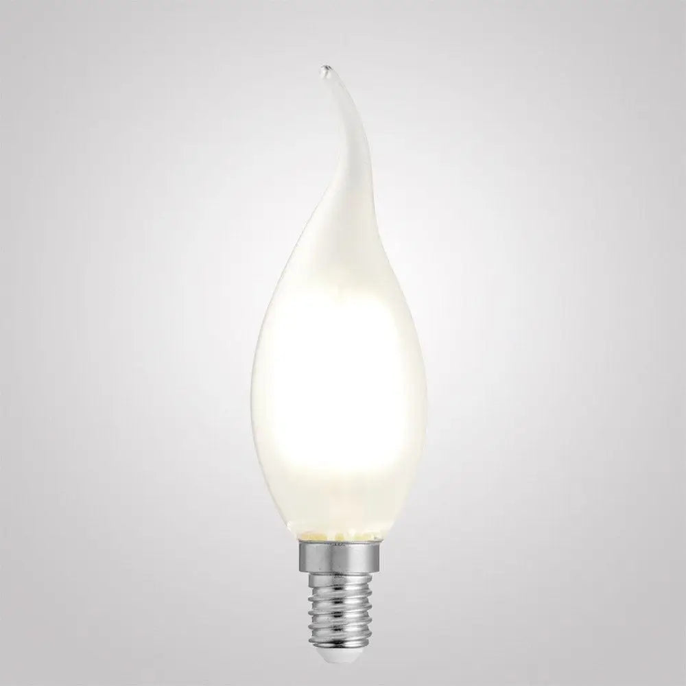Green Earth Lighting Australia Candle Bulbs 4W Flame Tip Candle Dimmable LED Bulb (E14) Frost in Natural White F414-C35T-F-40K