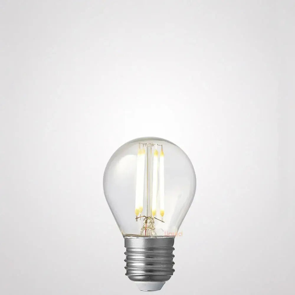 4W Dimmable Fancy Round LED Bulb E27 Clear in Natural White