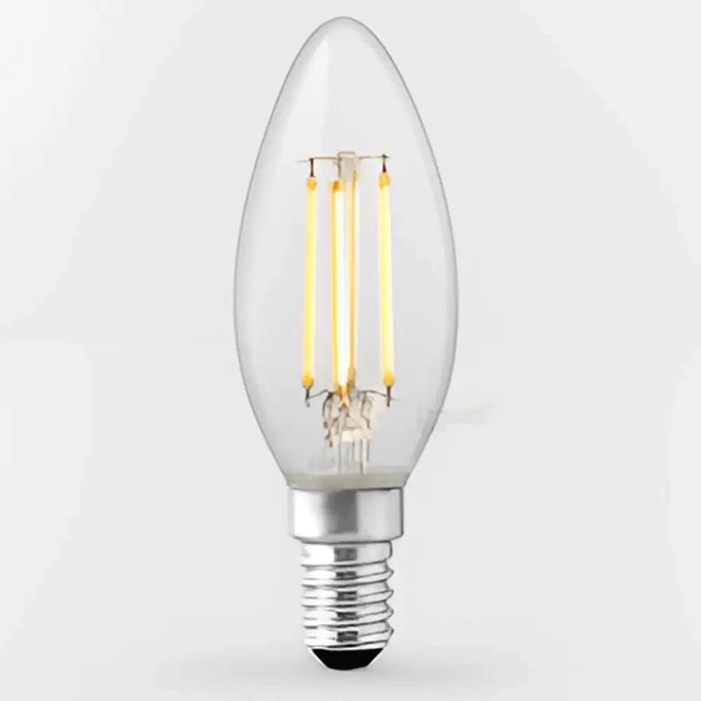 5.5W 806lm E14 2700K Clear Dimmable LED Candle - GLOBES