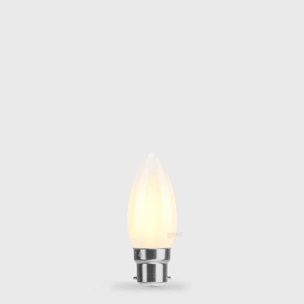 5.5W Dimmable Candle LED Bulb B22 Frost in Warm White