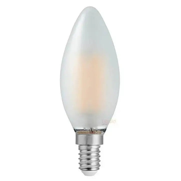 4W Dimmable Candle LED Bulb E14 Frost in Warm White