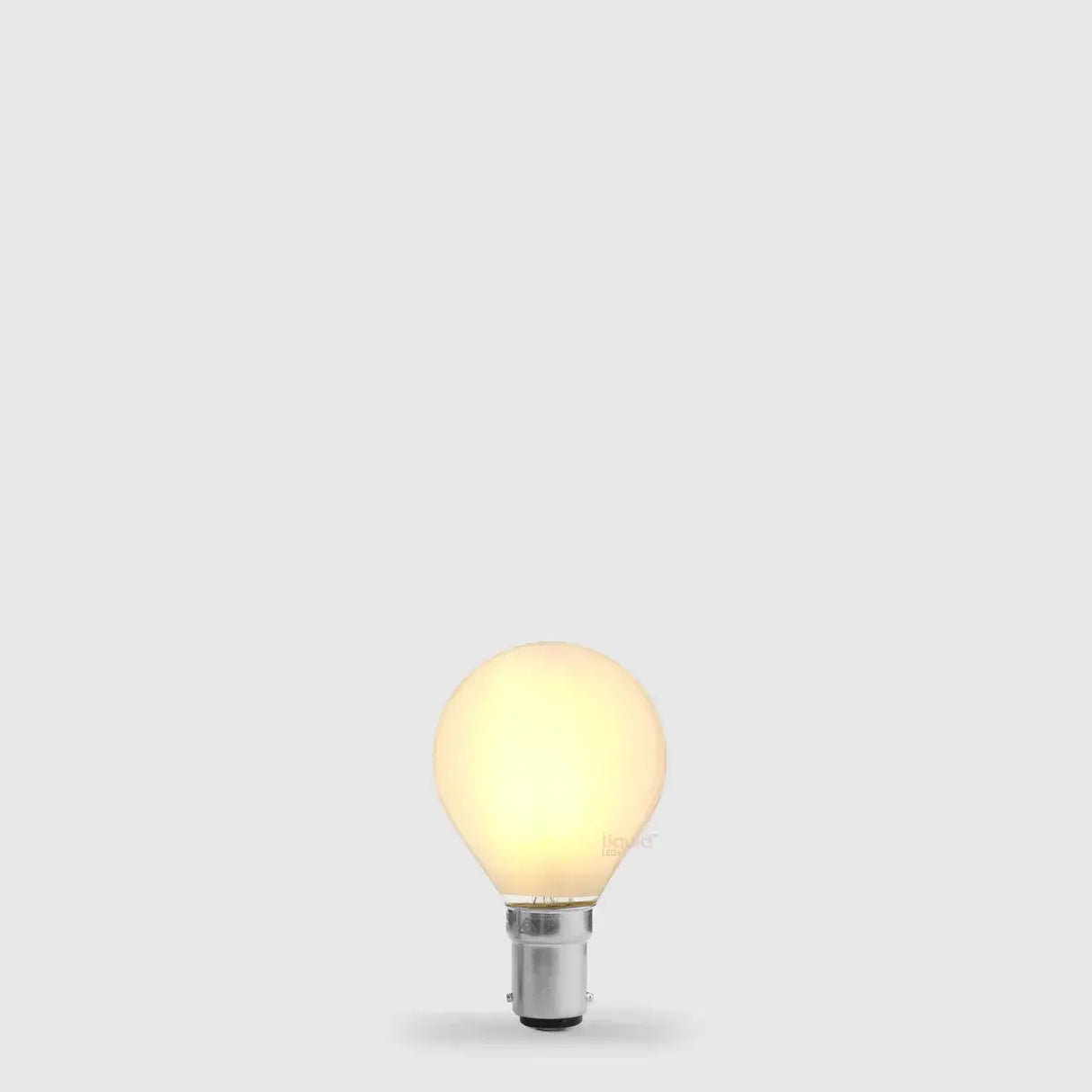 5.5W Dimmable Fancy Round LED Bulb B15 Frost in Warm White