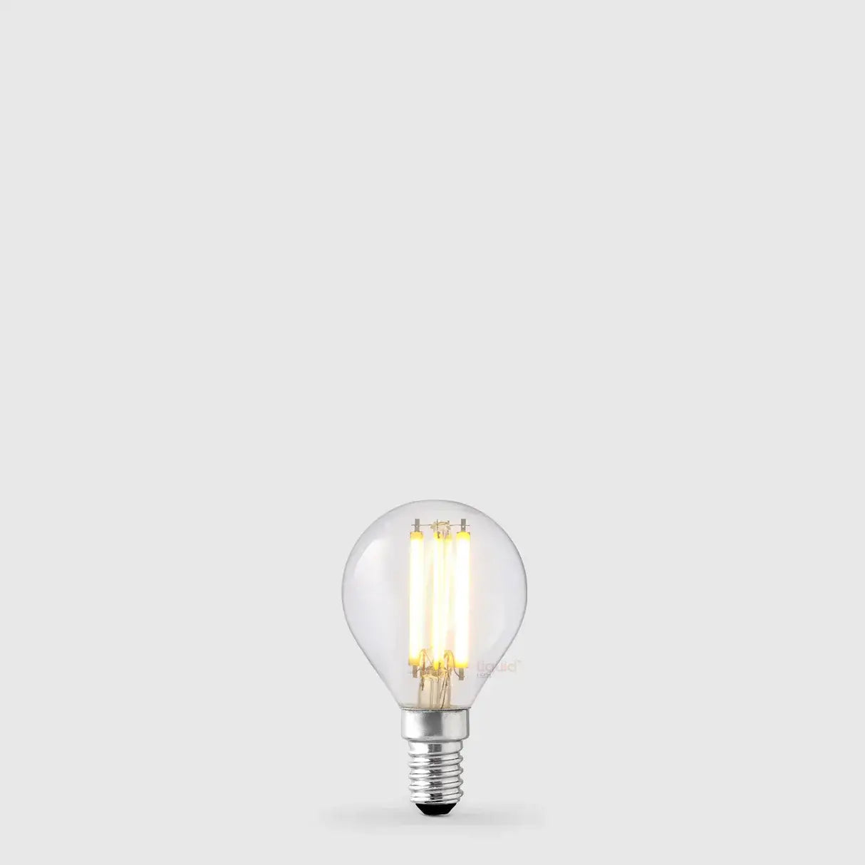 5.5W Dimmable Fancy Round LED Bulb E14 Clear in Warm White