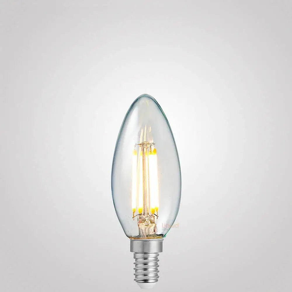 24 Volt DC 4W E14 450lm Dimmable LED Candle Globe - Candle Bulbs