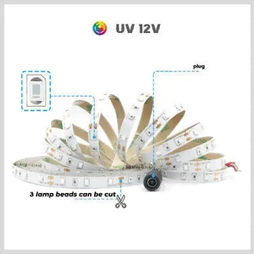 Green Earth Lighting Australia Lighting & Studio 5 meter UV Blacklight Strip Light Kit - IP20 UVKIT5M