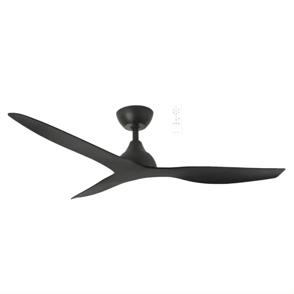 Avoca 52-inch DC Smart Ceiling Fan in Matt Black – greenearth.net.au