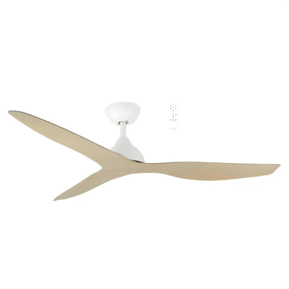 Low-profile DC ceiling fan with ABS blades – Avoca Smart Fan – greenearth.net.au