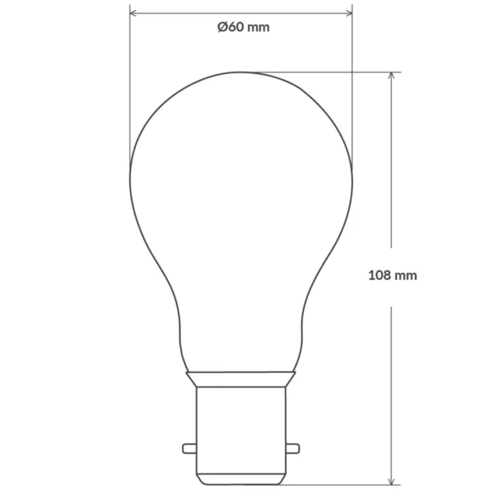 Green Earth LED Globes 5W = 40W B22 Green BCGREEN