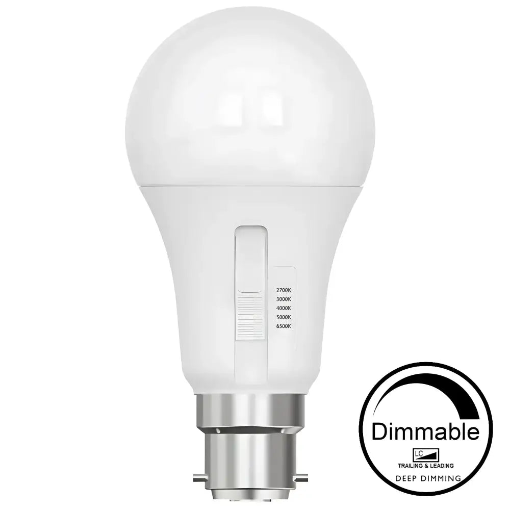 6 Pack 9W 810lm B22 5-CCT Dimmable LED Globe - Home & Garden > Lighting > Light Bulbs