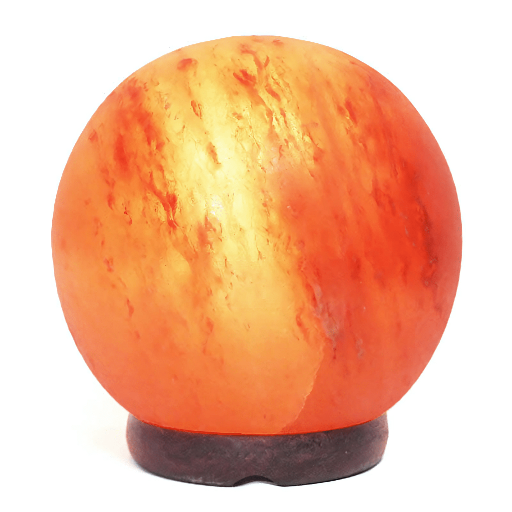 Green Earth Lighting Australia Home & Garden > Lighting > Night Lights & Ambient Lighting 6” Sphere Salt Lamp – Timber Base (12V – 12W) 6” Sphere