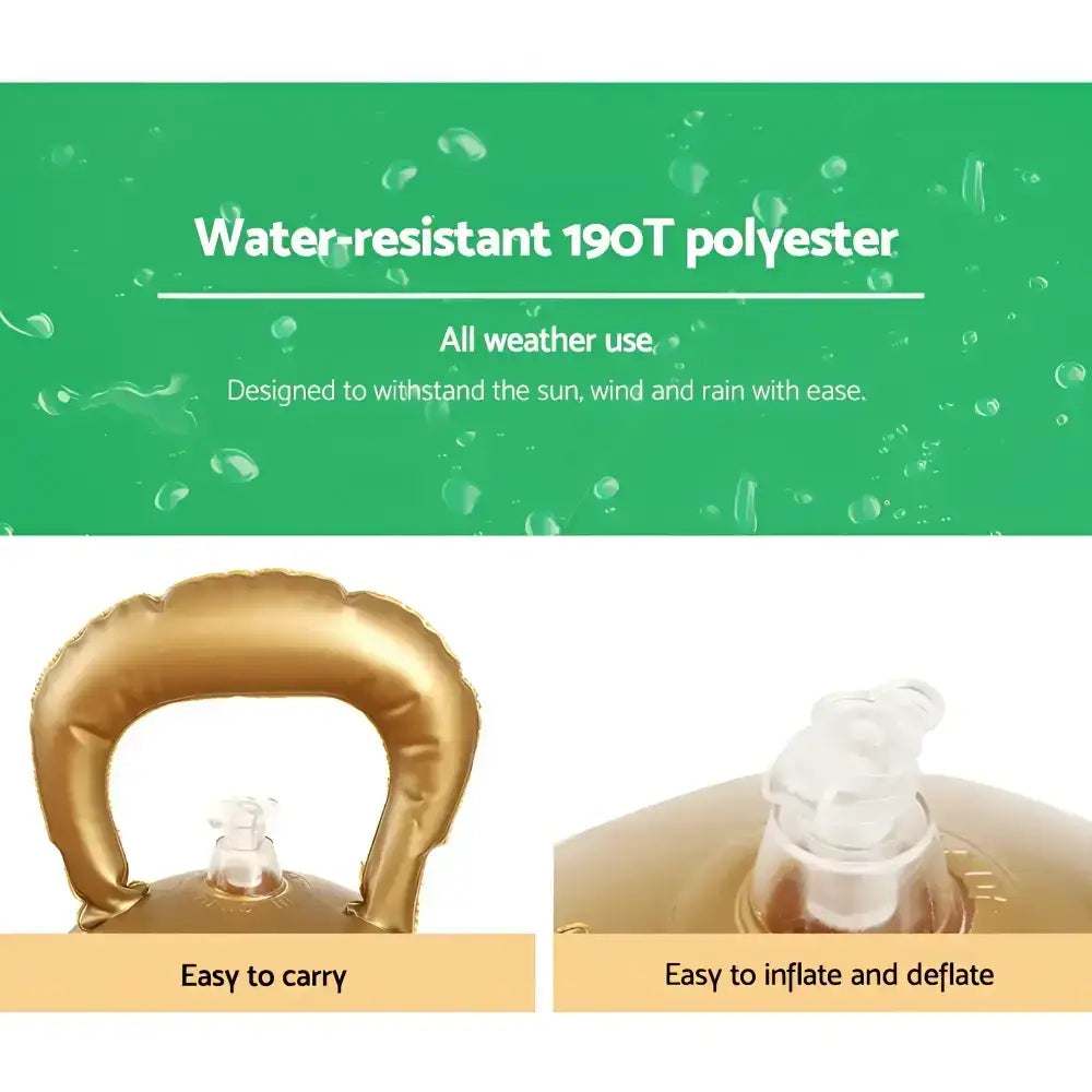 60cm Christmas Inflatable Ball Bauble Outdoor Decoration Green