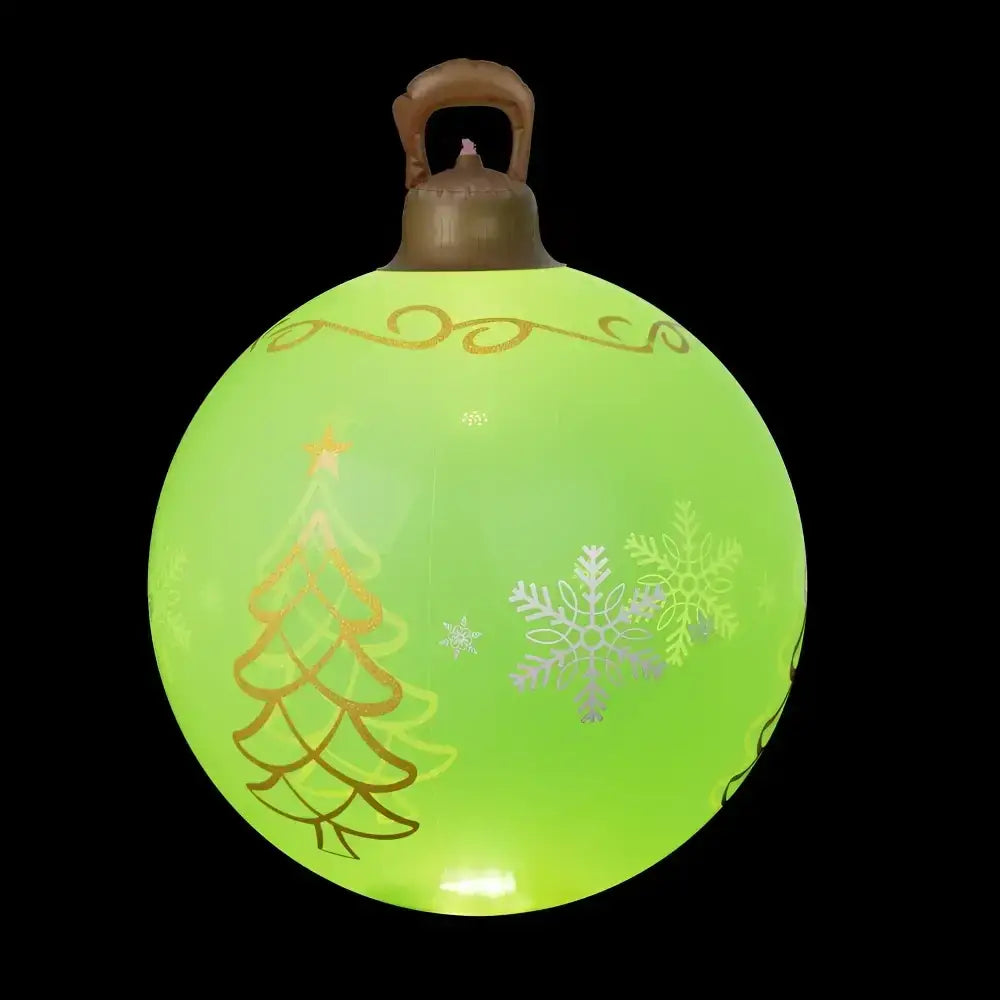 60cm Christmas Inflatable Ball Led Illuminated Decoration