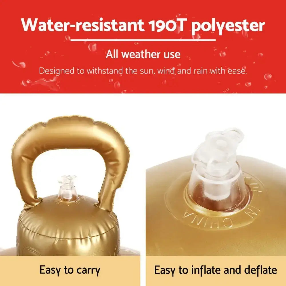 60cm Christmas Inflatable Ball Tree Decoration Giant Bauble Clear