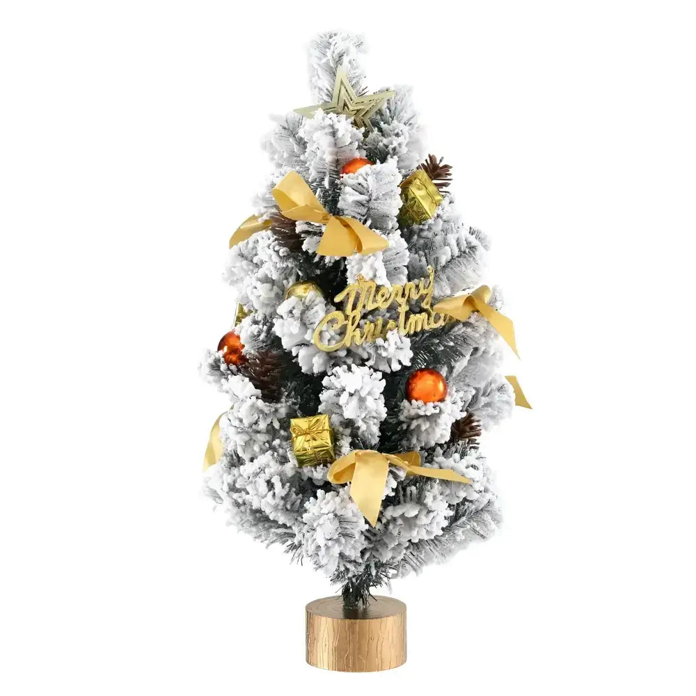 60CM Tabletop Snowy Christmas Tree