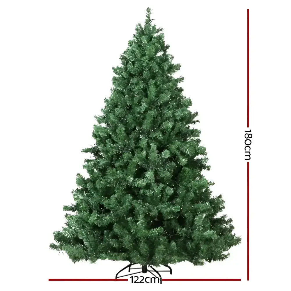 6ft Pre-lit Christmas Tree with 1980 Leds 8 Modes