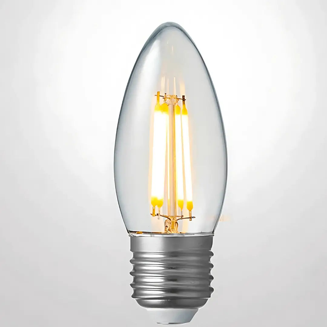 6w E27 Clear Dimmable Led Candle Bulb