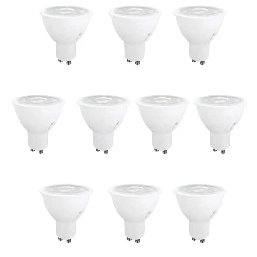 Green Earth Lighting Australia LED Bulb 10 Pack 6W GU10 Non Dimmable Tri-Colour LED Light Bulb A0223278/10PK