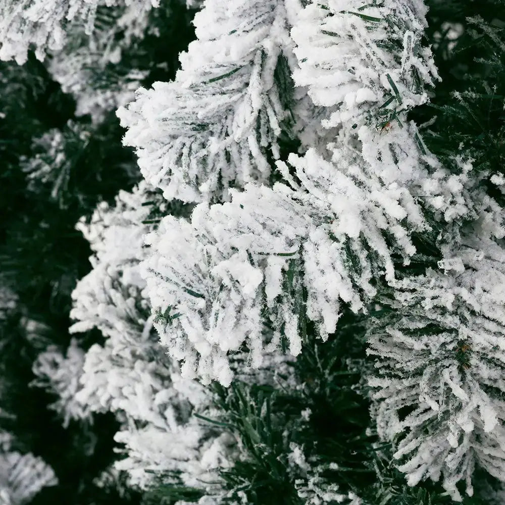 7ft Christmas Tree Snow Flocked with Easy Assembly