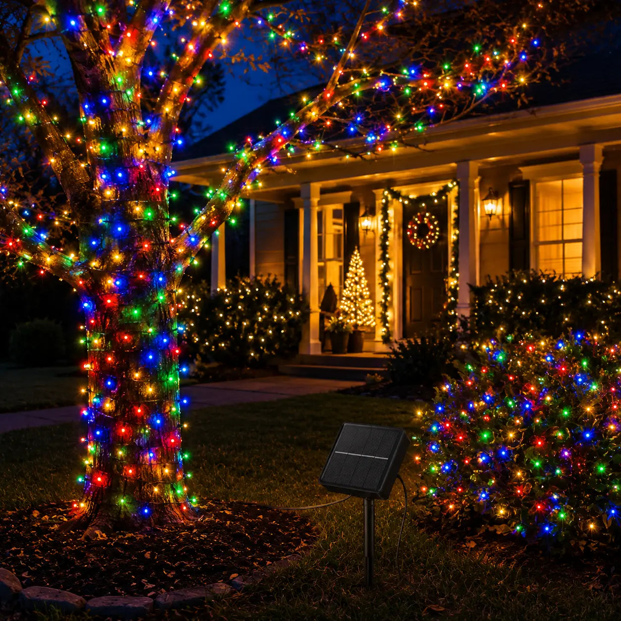 7M Solar Fairy Lights Multicolour – 30 LED Outdoor String Lights