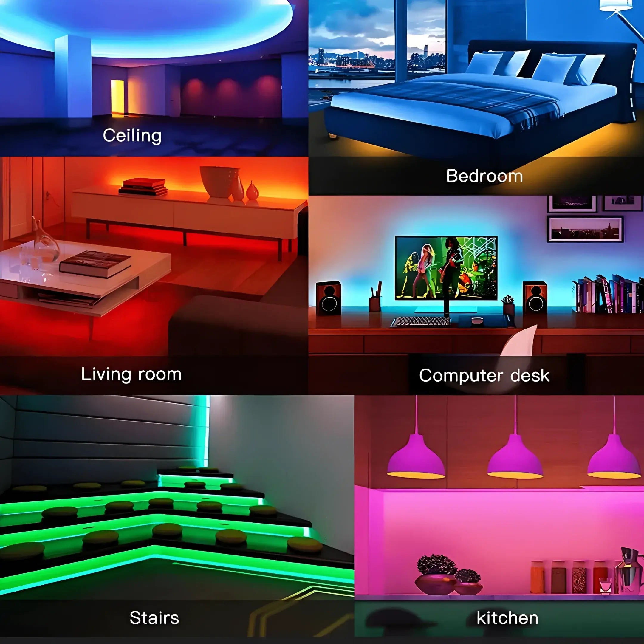 7wm Red Ip20 Cob Led Strip Light 5mm Width