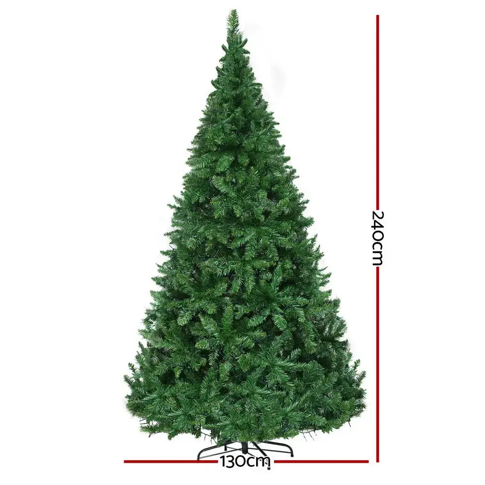 8ft Led Pre-lit Christmas Tree with 2.4m Leds