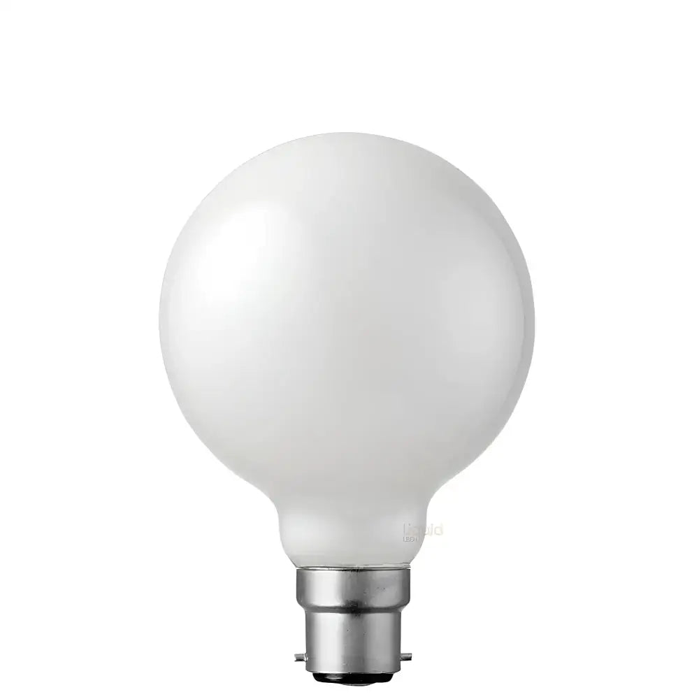 LiquidLEDs Lighting Globe Bulbs 8W G95 Opal Dimmable LED Globe (B22) in Warm White F822-G95-M-27K
