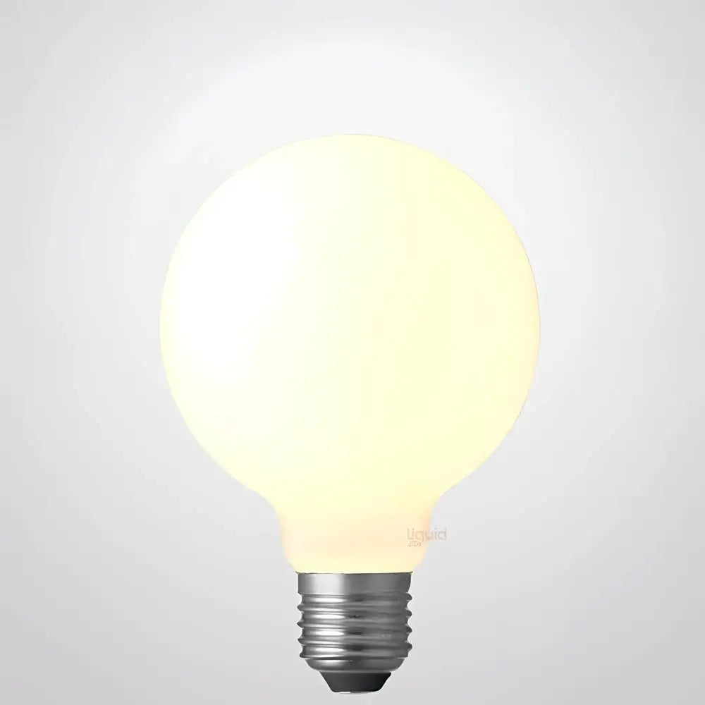 LiquidLEDs Lighting Globe Bulbs 8W G95 Opal Dimmable LED Globe (E27) in Warm White F827-G95-M-27K