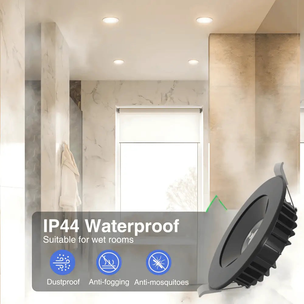 Green Earth Lighting Australia Home & Garden > Lighting 8W Tri-Colour Dimmable LED Downlight | 90mm Cut Out | Swap Sleek 21456