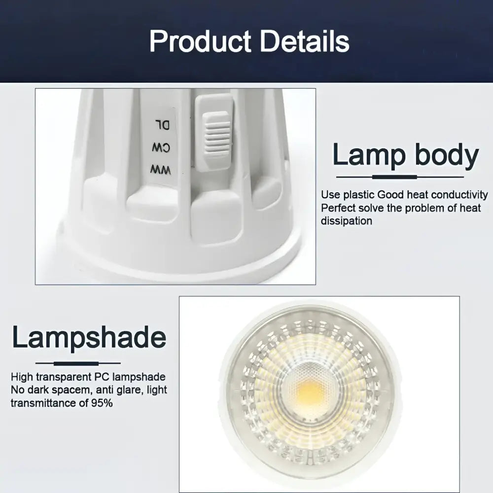 Green Earth Lighting Australia GU10 9W GU10 Non Dimmable Tri-Colour LED Light Bulb