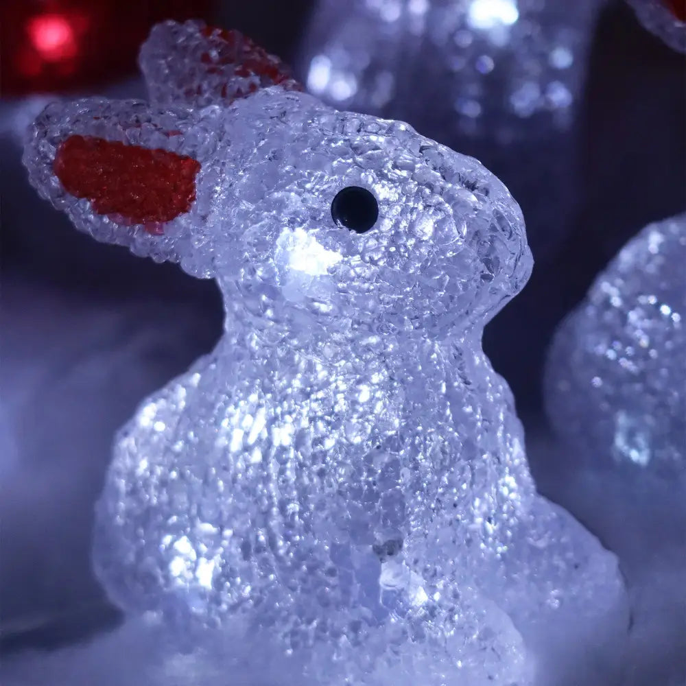 Acrylic Mini Bunny - Set Of 5