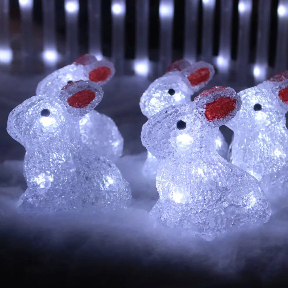 Acrylic Mini Bunny - Set Of 5