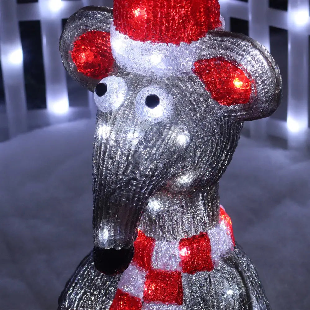 Acrylic Christmas Rat