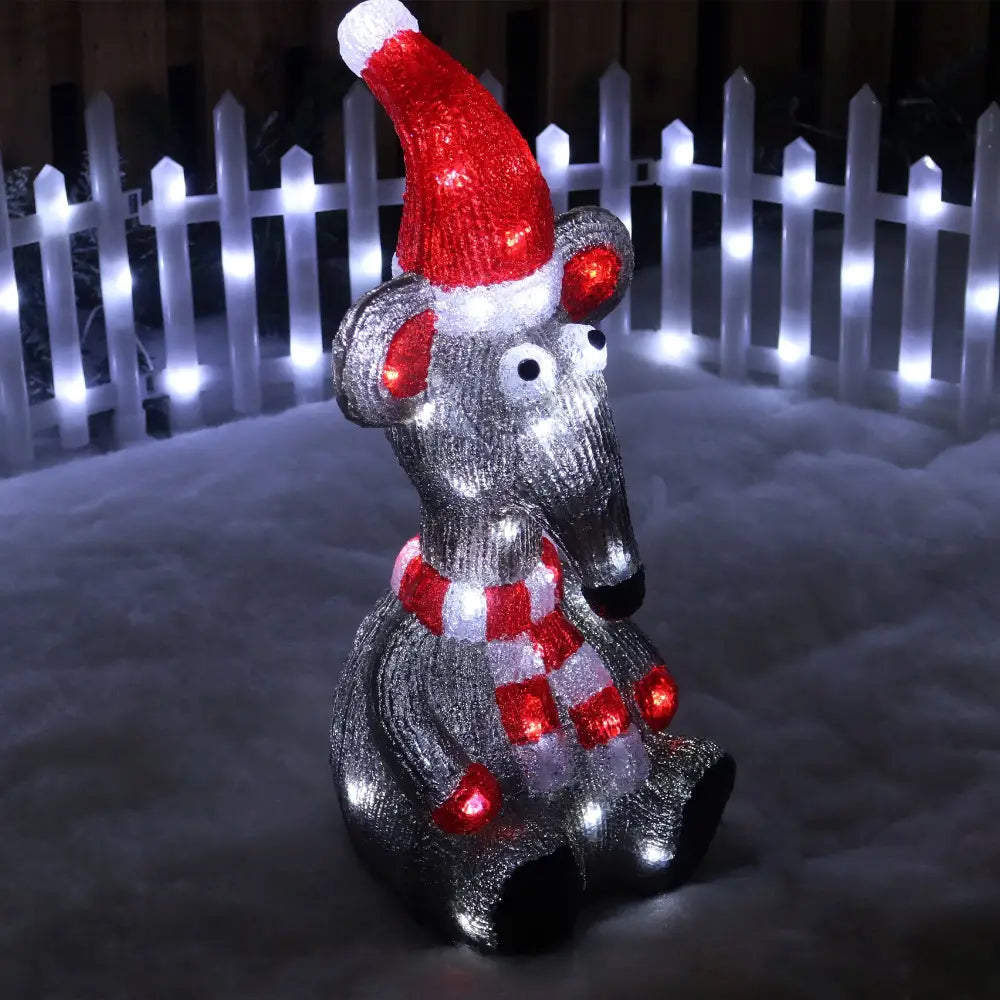 Acrylic Christmas Rat