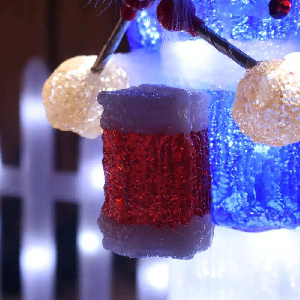Acrylic Nutcracker V1 LED Christmas Decoration - 57cm Tall