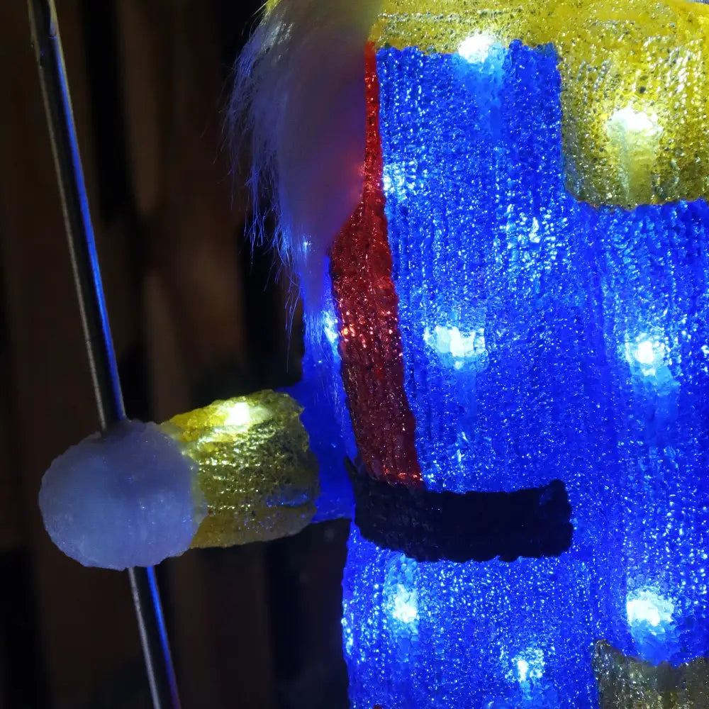 Acrylic Nutcracker V3 LED Christmas Decoration - 94cm Tall