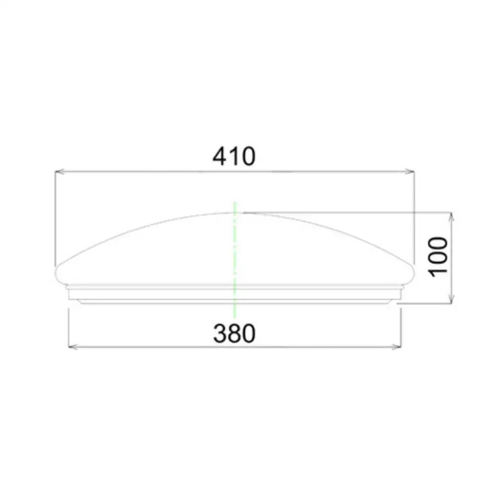 CLA SMTOYS1 - 18W Smart Tri-CCT Dimmable LED Oyster Light